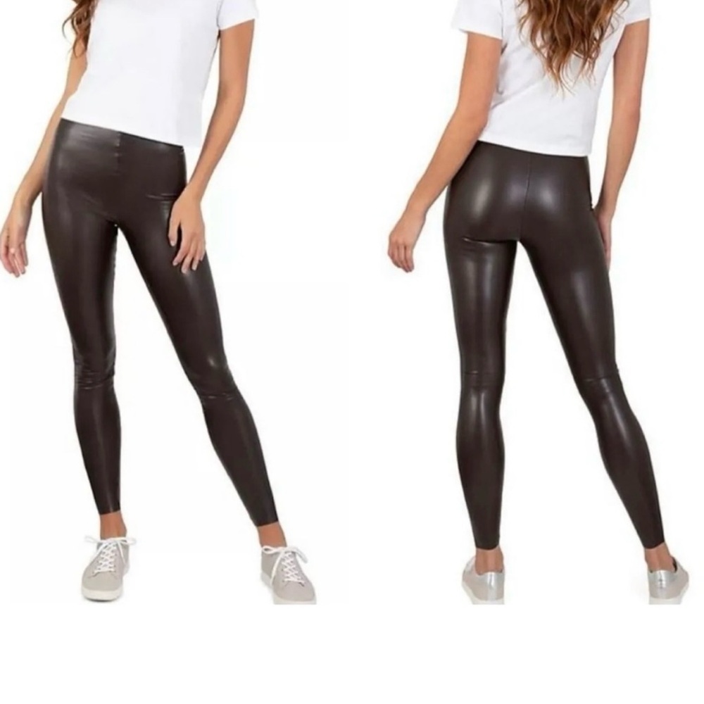 Joie Faux Leather Leggings Black Size Large